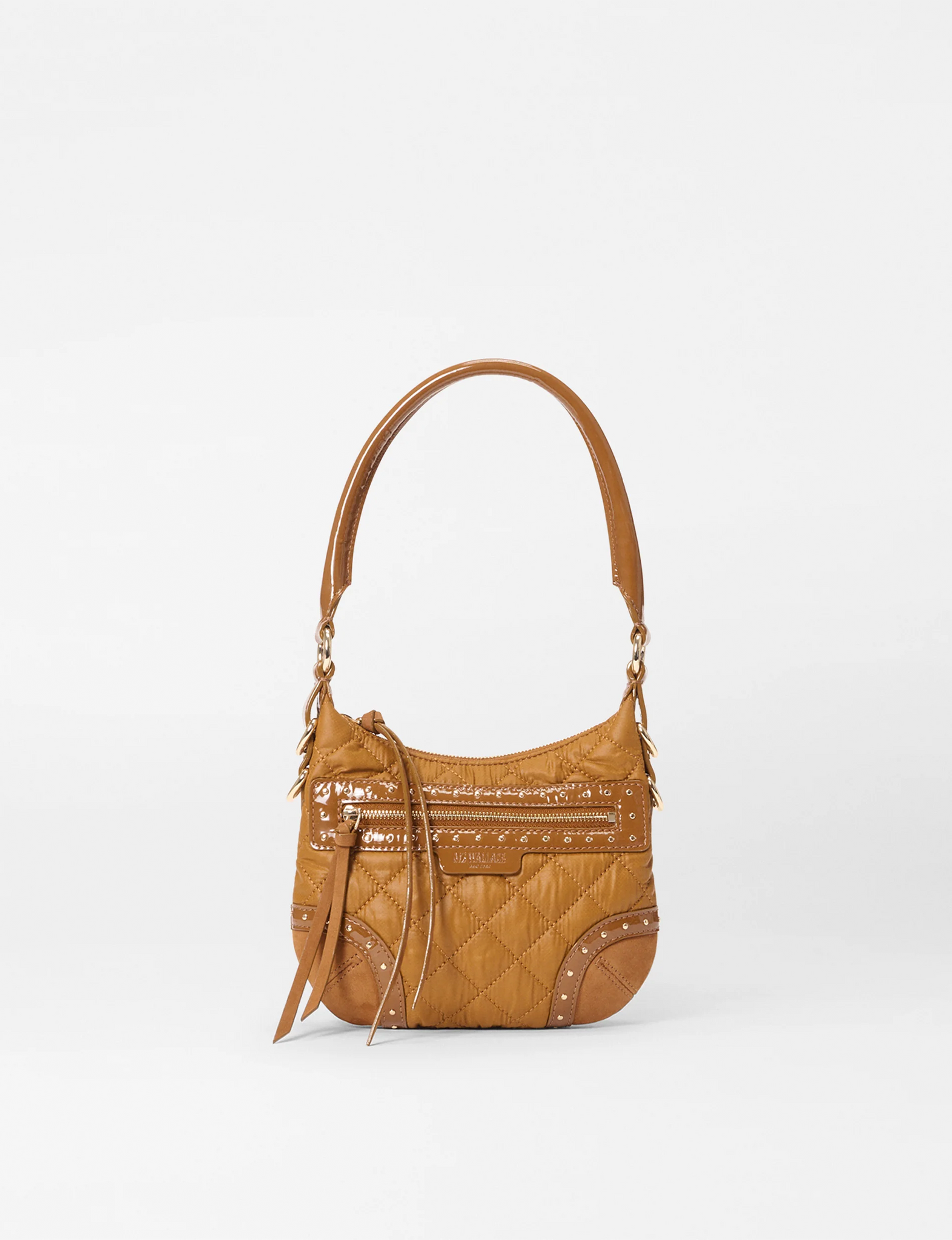 Mini Stud Crosby Sienna, Amber Suede