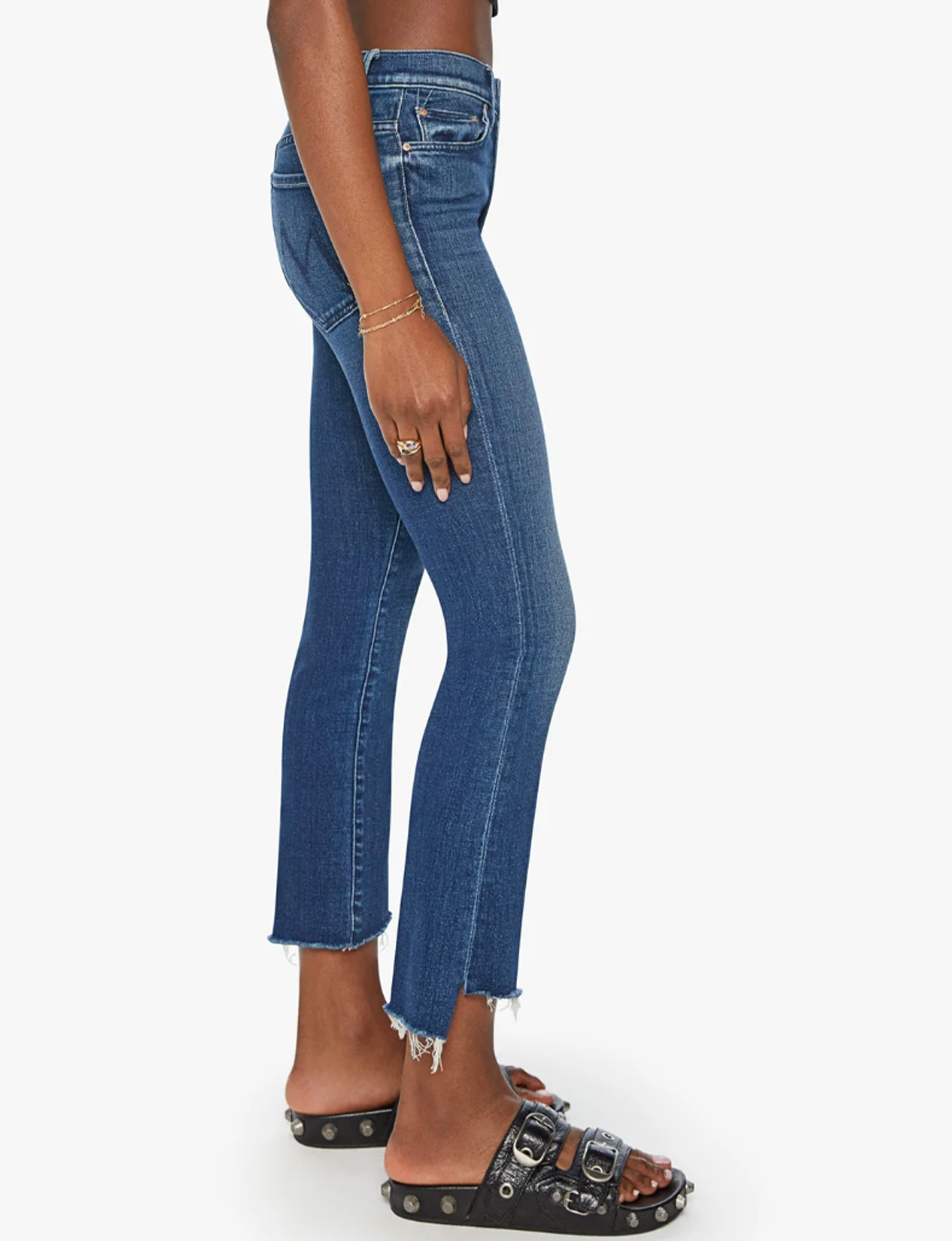 Insider Crop Step Fray High Rise, Sake To Me