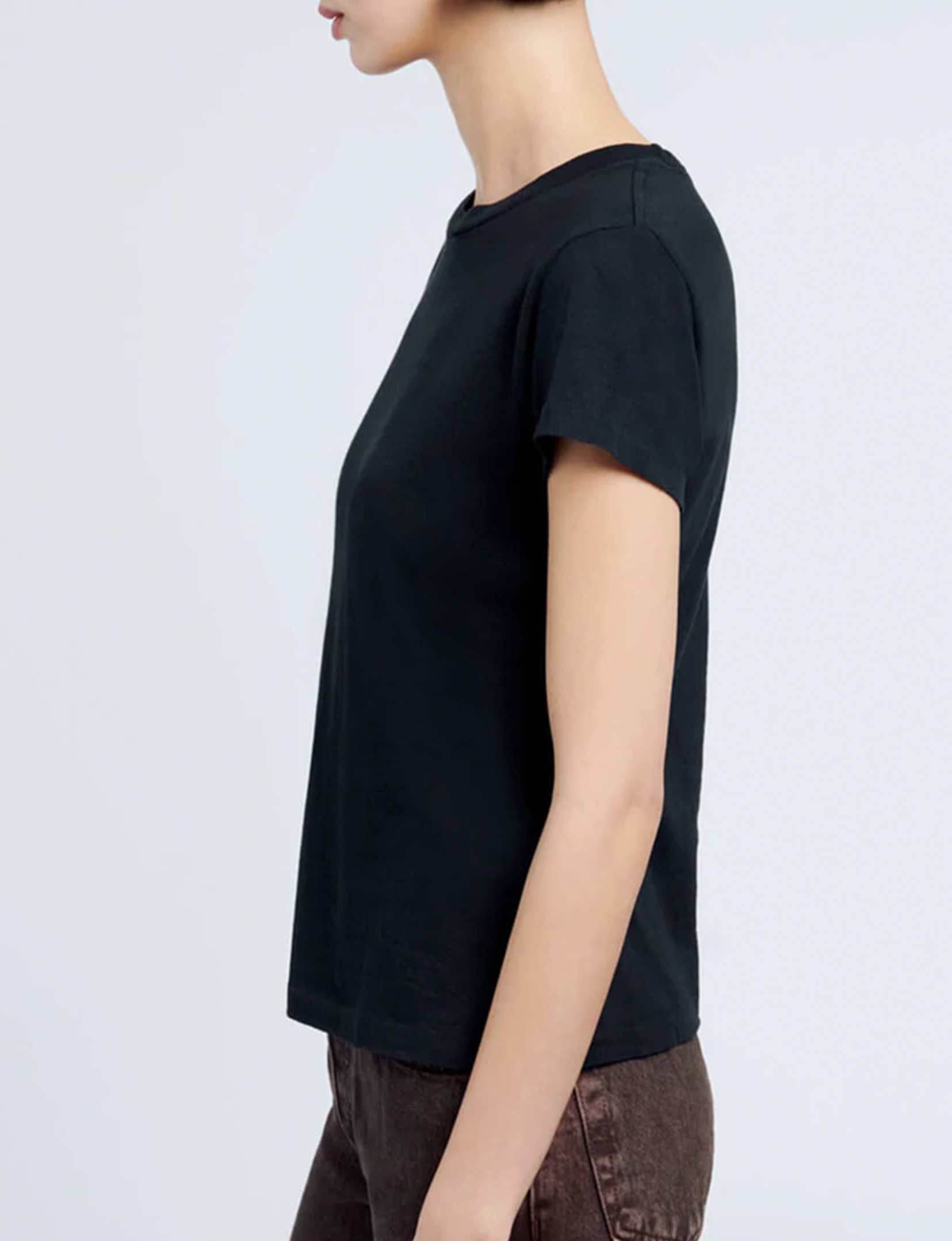 60s Slim Tee, Washed Black