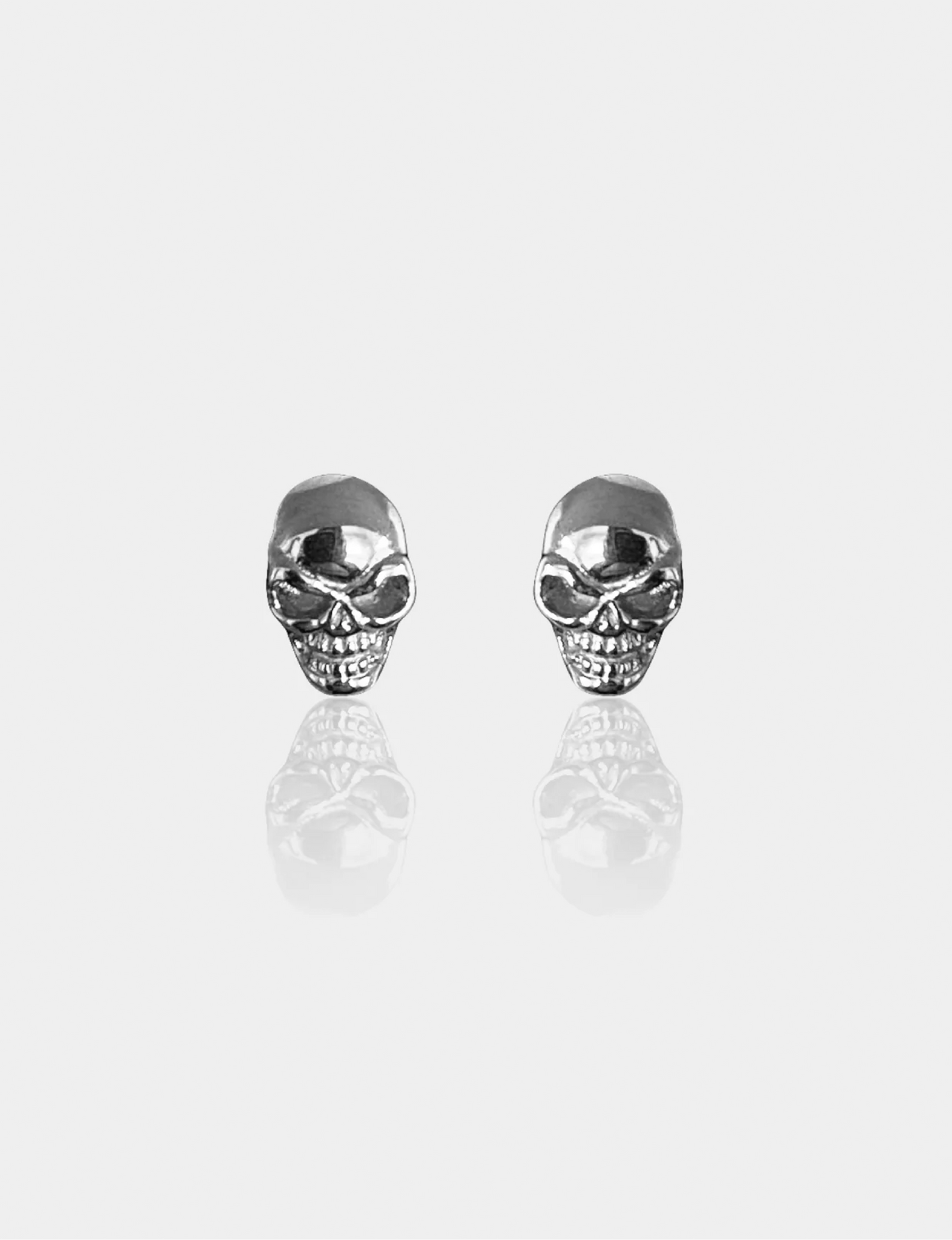 Hyde Skull Studs, Silver