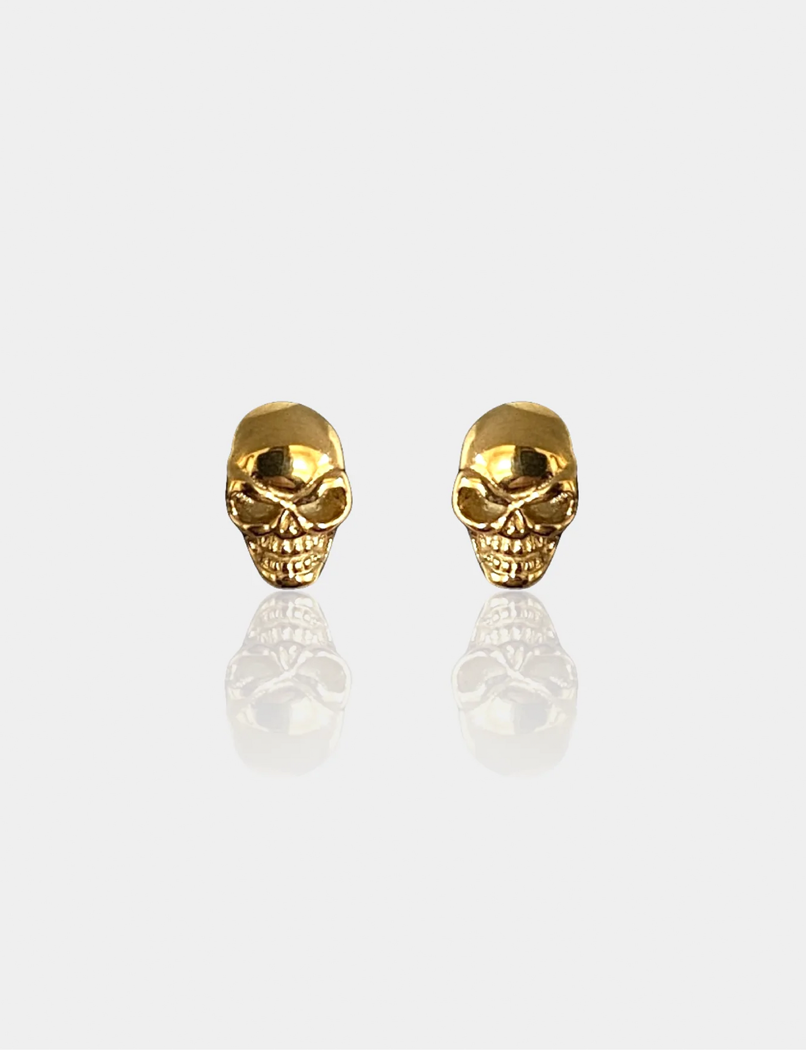 Hyde Skull Studs, Gold