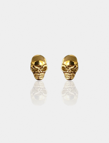 Hyde Skull Studs, Gold