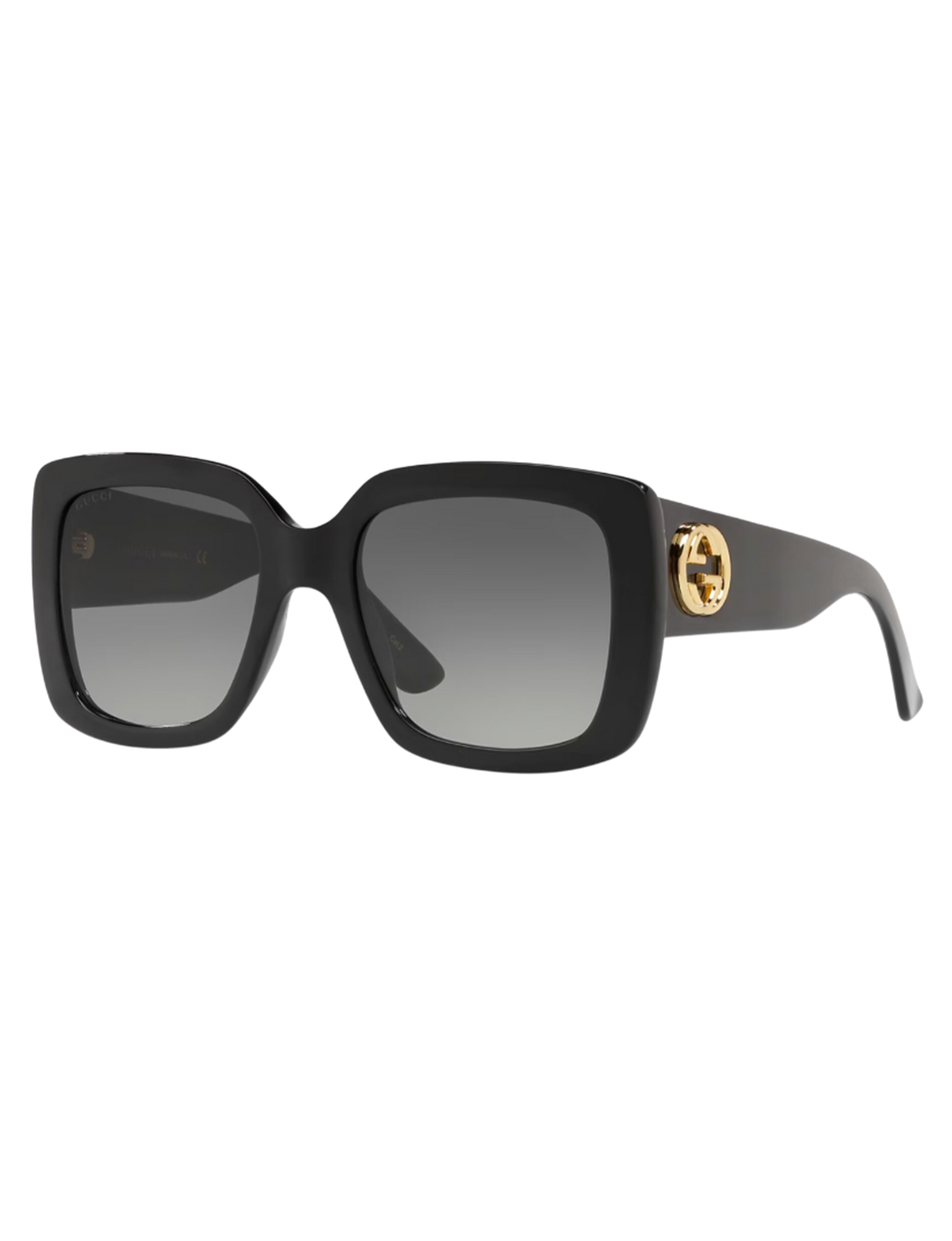 GG0141SN-001 Sunglasses, Black/Grey