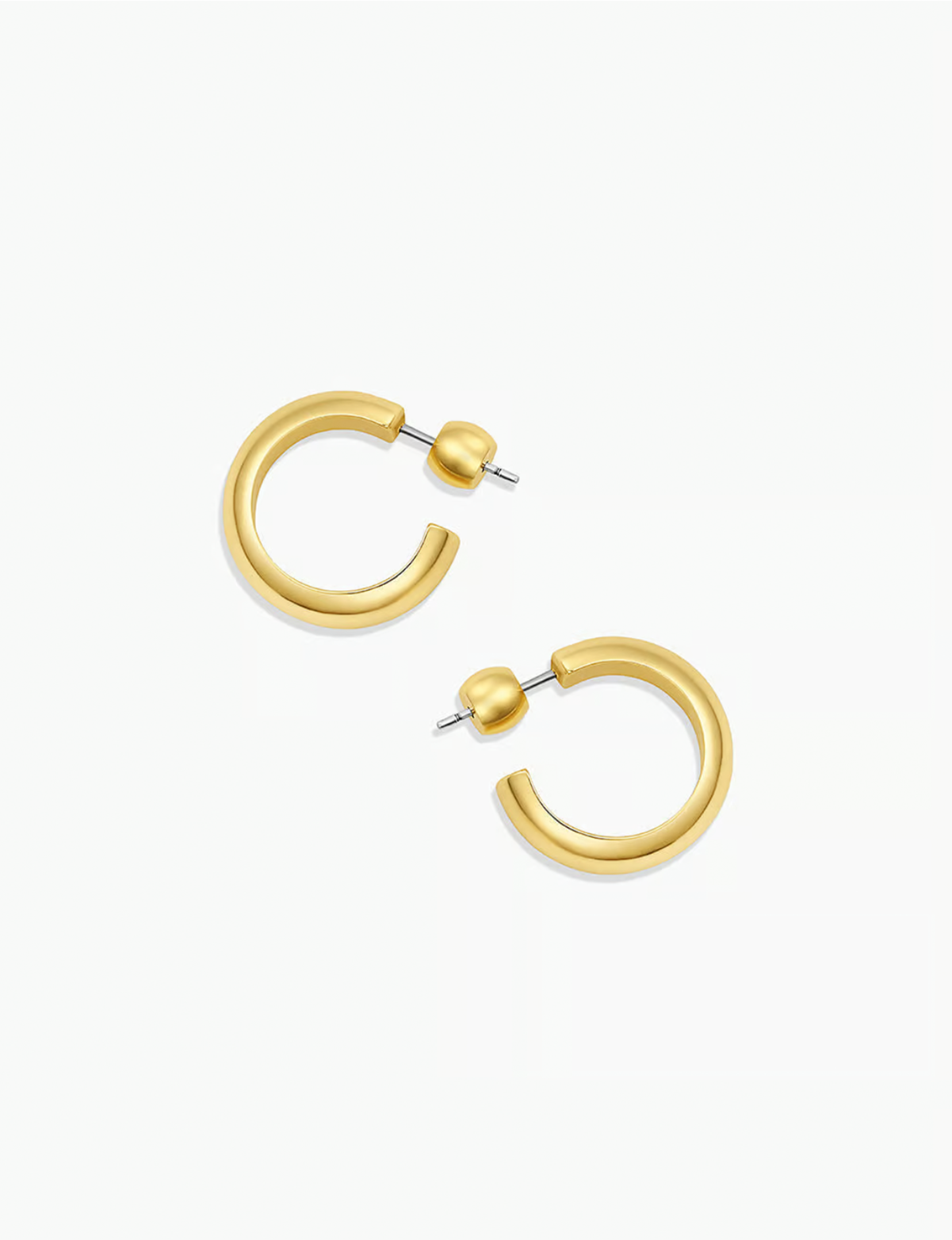 Paseo Small Hoops, Gold