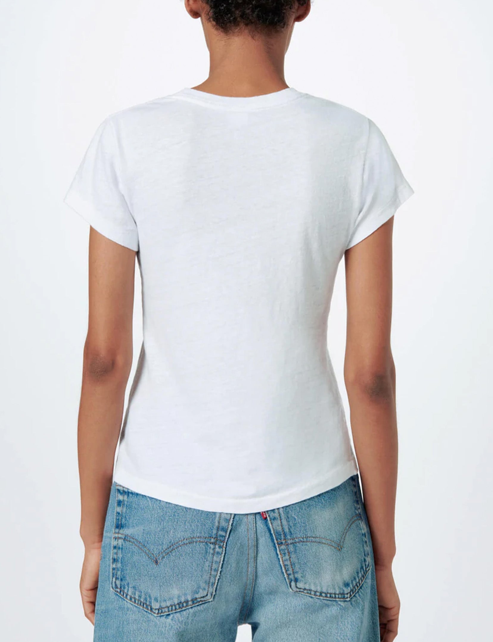 60s Slim Tee, Optic White
