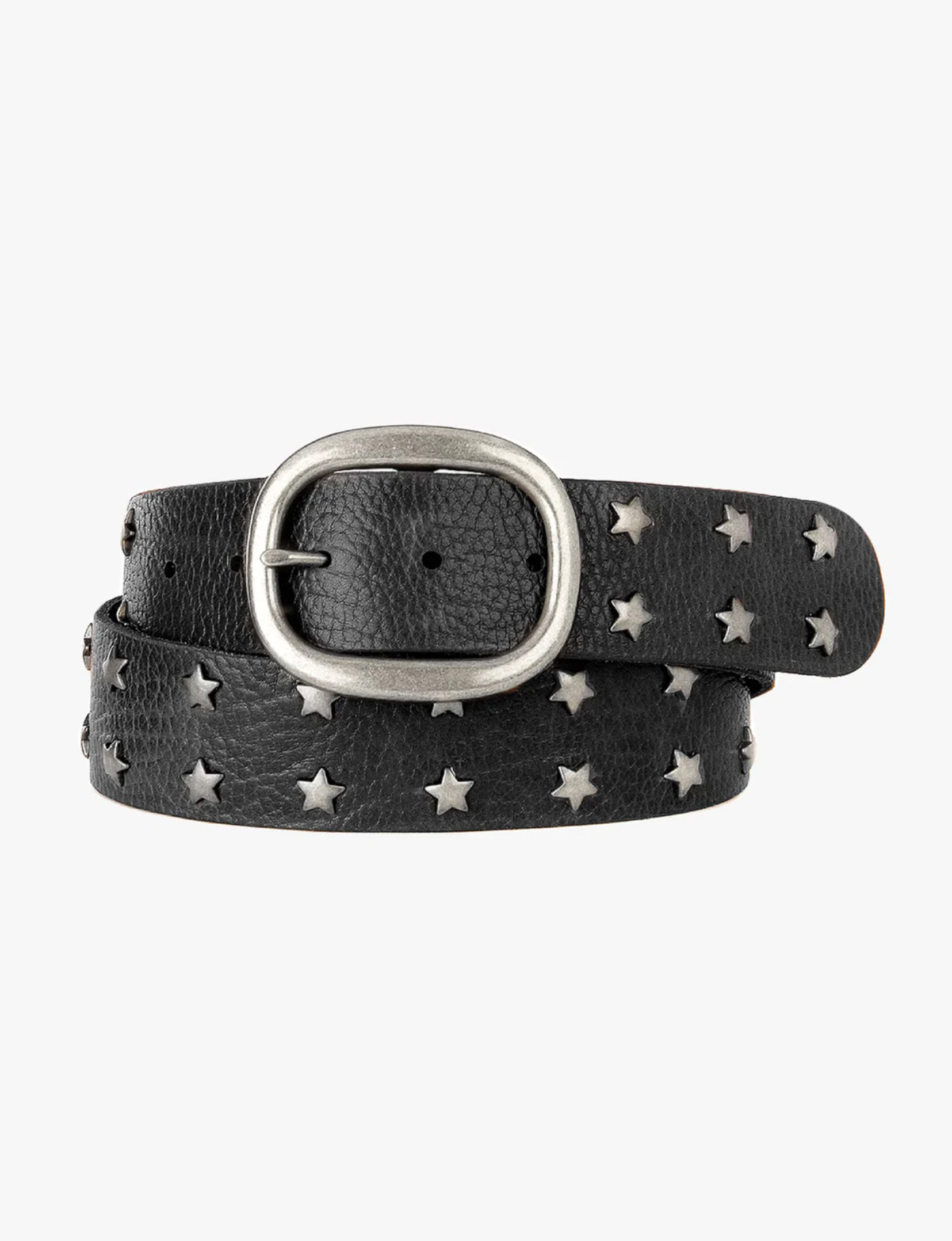 Miri Skrunchy Belt, Black/Silver