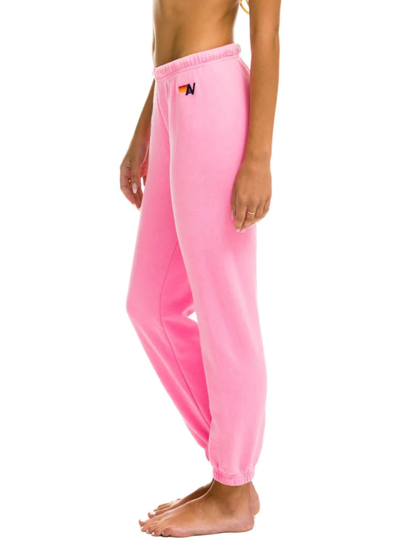 Logo Sweatpants, Neon Pink