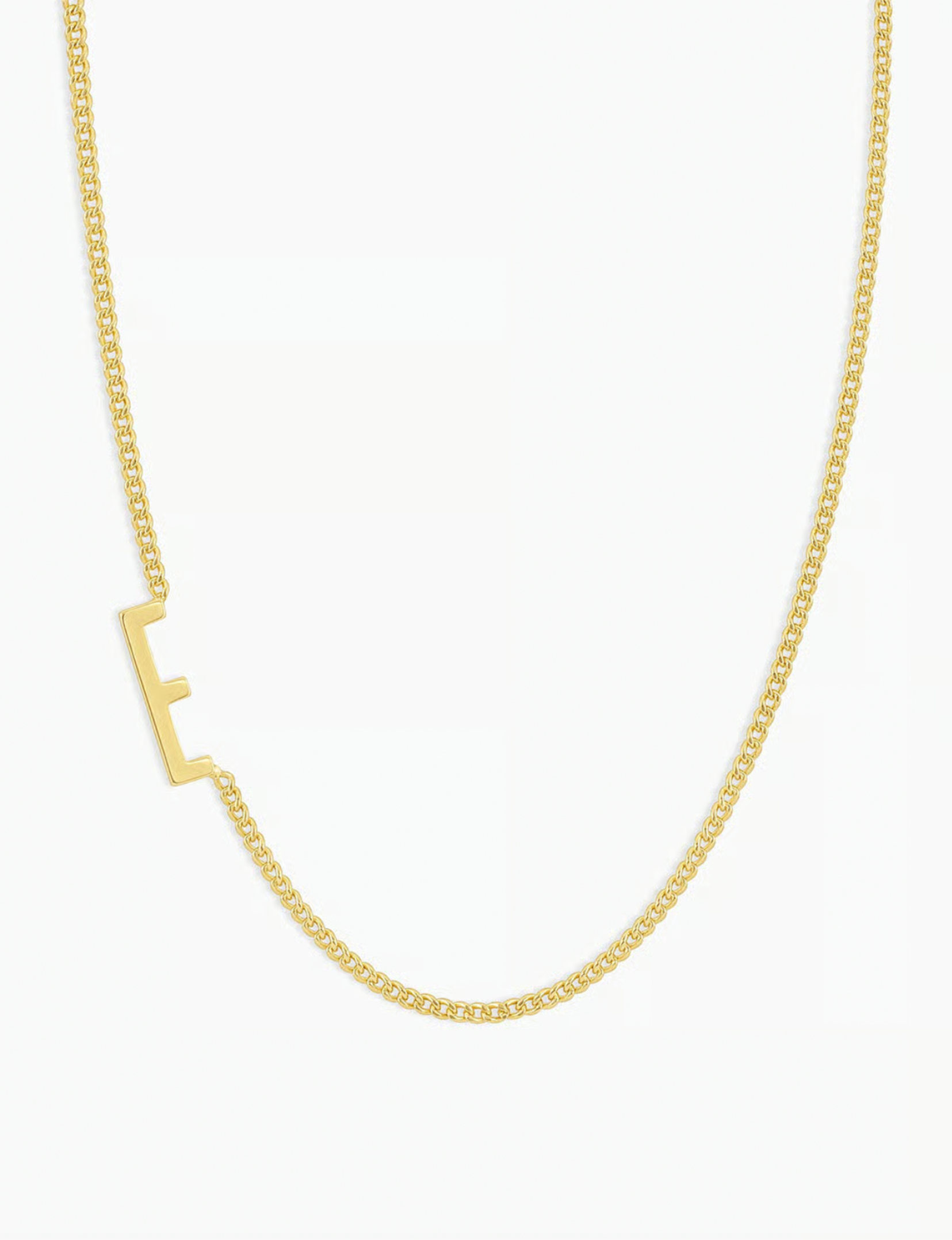 Wilder Alphabet Necklace, Gold Plated