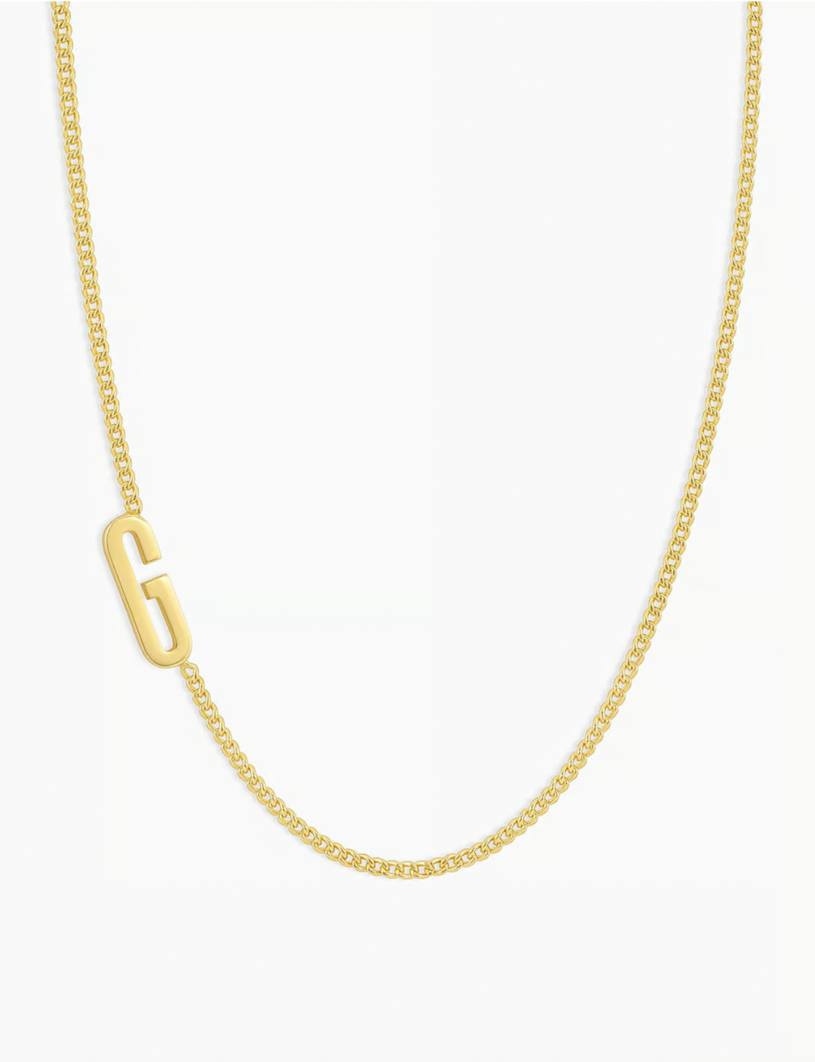Wilder Alphabet Necklace, Gold Plated