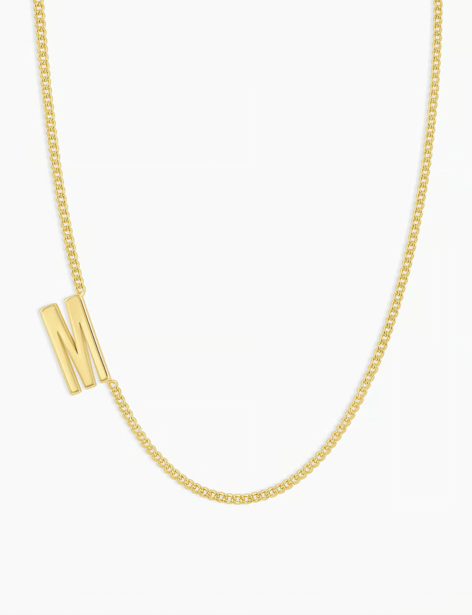 Wilder Alphabet Necklace, Gold Plated