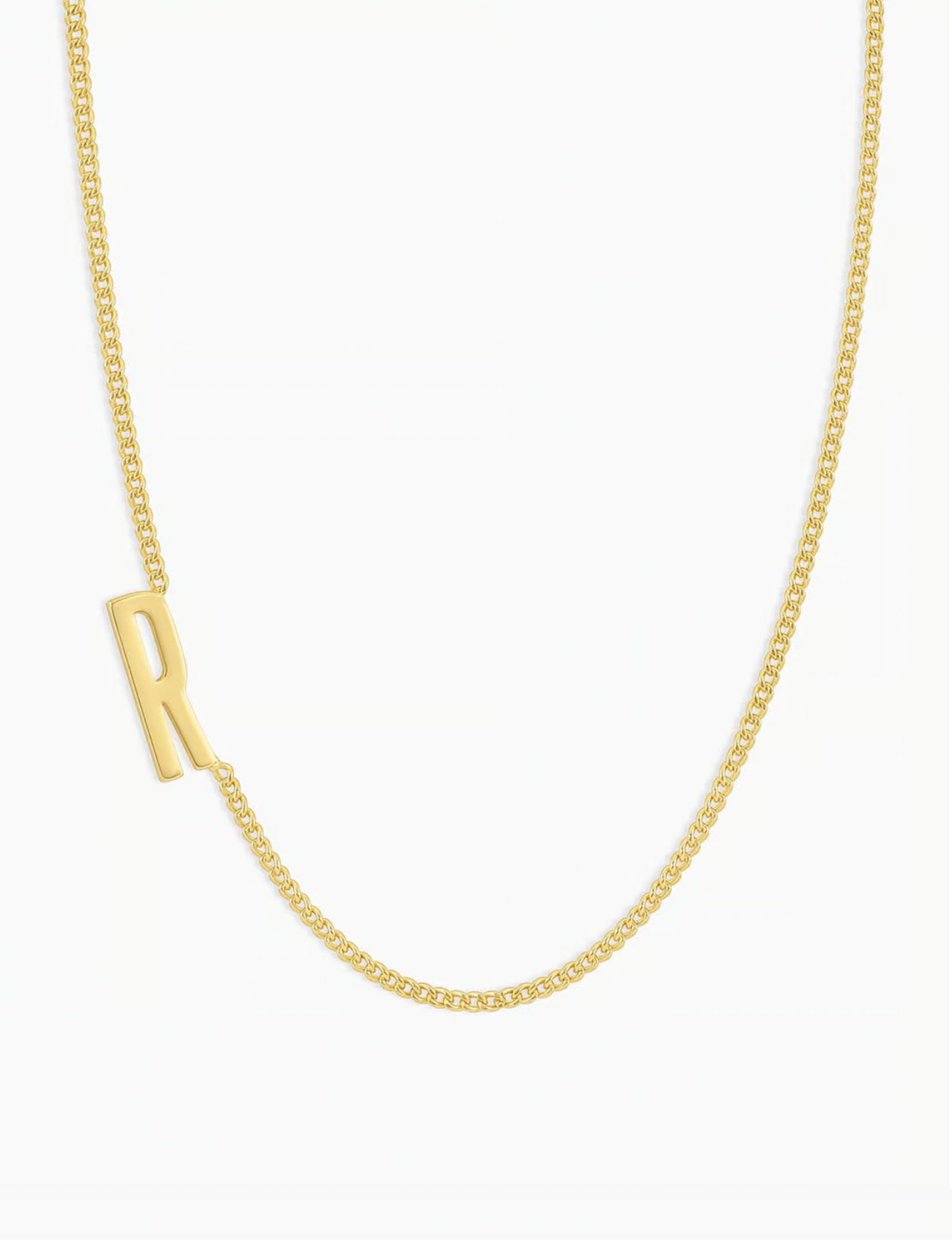 Wilder Alphabet Necklace, Gold Plated